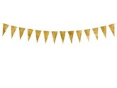 Girlanda flagietki, złoty, 2,15 m, 1 szt.