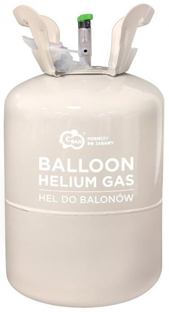 Butla z helem na 30 balonów rozm. 9 cali