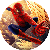 Opłatek tortowy 14 cm, Spiderman 1 szt.