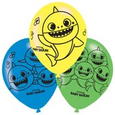 Balony BABY SHARK 28 cm 6 szt.