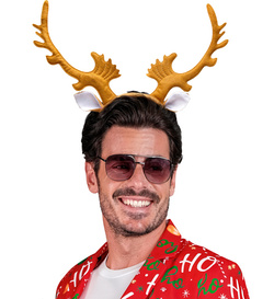 Opaska na Głowę Rogi Poroże Renifera Jelonka