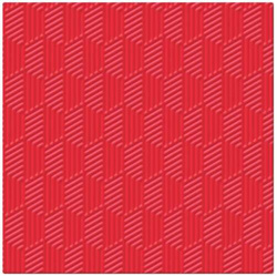 Serwetki Papierowe Tłoczone CZERWONE 33x33cm 20szt