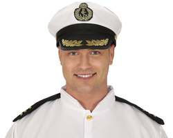 Czapka Admirała Kapitan Statku Marynarka Wojenna