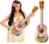 Dmuchana Gitara Ukulele Kwiaty Hawajska 105cm