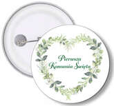 Przypinka Broszka Komunijna, Serce, 1szt.