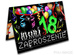 Zaproszenie na 18 urodziny, 1 szt.