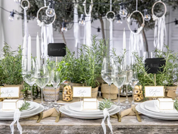 Pudełeczka Podziękowania Złote 6x3,5x5,5cm 10szt.