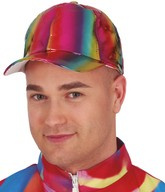 Czapka z Daszkiem DJ Disco Dżokej Metaliczna Kolor