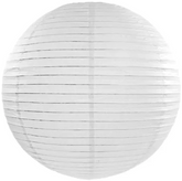 Lampion papierowy, biały, 45cm