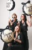 Balon Foliowy Happy 40 URODZINY Kokarda 47x53cm
