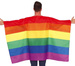 Tęczowa Flaga Zakładana na Ręce LGBT Pride 90x145