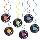 Świderki Retro Disco Lata 80 Płyty Winylowe 6szt.