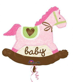 Balon foliowy Konik Baby 74x66cm, 1 szt.