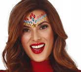 Naklejki Biżuteria Ozdoba 3D na Twarz Karnawał Bal