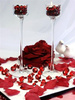 Diamentowe konfetti 20 mm, bordo, 10 szt.