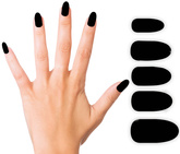 CZARNE Matowe Sztuczne PAZNOKCIE Samoprzylepne x12