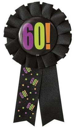 Zestaw dekoracyjny na 60 urodziny, 1 kpl.