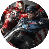 Opłatek tortowy 20 cm, Avengers 1 szt.