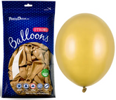 Balony Strong 23cm, Metallic Gold 100szt.