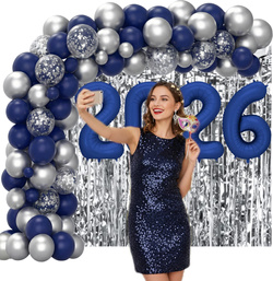 Zestaw Sylwester, 09-4 Łuk Balonowy Kurtyna