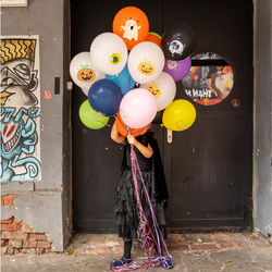 Balony Lateksowe Zestaw HALLOWEEN Mix 8szt.