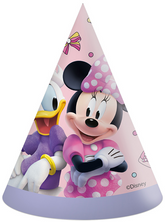 Czapeczki Papierowe Myszka Minnie Daisy Party 6szt