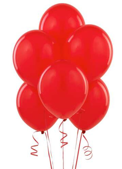 Balony pastelowe 12 cali, 100 szt., czerwony