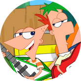 Opłatek tortowy 14 cm, Fineasz i Ferb 1 szt.