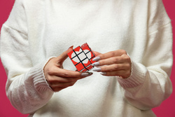 Walentynkowa Logiczna Kostka Rubika Serce Love