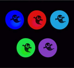 Maracaloon straszne party, balon biały, dioda LED