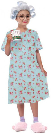 Kostium Strój Staruszka Babcia Babunia 110/120 cm