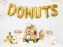 Talerzyki papierowe złote, 18 cm, 6 szt.