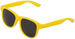 Okulary Przeciwsłoneczne Żółte Neonowe Lata 80
