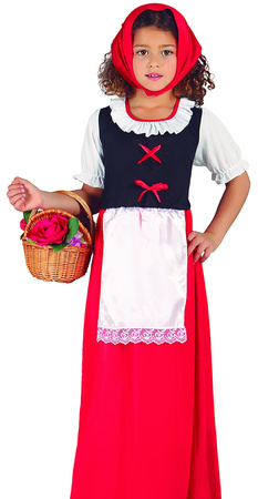 Kostium Strój PASTERKA Chłopka Kapturek 3-4 lata