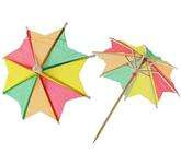 Parasolki papierowe kolorowe 10 cm, 144 szt. 1 op.