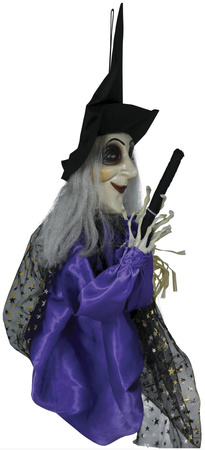 Dekoracja Interaktywna CZAROWNICA Halloween 75cm