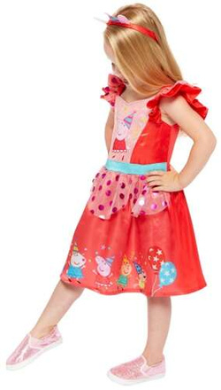 Strój Kostium Sukienka ŚWINKA PEPPA Pig 4-6 lat