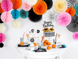 Serwetki HAPPY BIRTHDAY Czarne URODZINY 20szt.