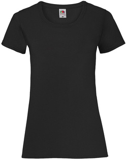 Koszulka T-shirt damski CZARNA Bawełniany, XXL