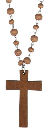 Zestaw Zakonnica NASZYJNIK i KOLCZYKI Krzyże