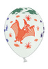 Balony 14" Pastel White Dinozaury 5szt.
