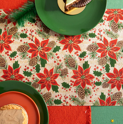 BIEŻNIK na Stół GWIAZDA BETLEJEMSKA 28x275cm