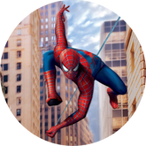 Opłatek tortowy 14 cm, Spiderman 1 szt.