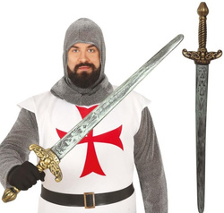 MIECZ RYCERSKI Dwuręczny Broń Wojownik 90cm