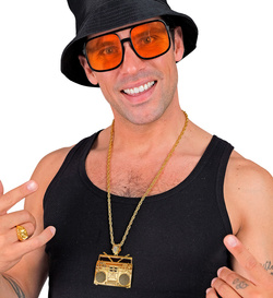 Naszyjnik Wisiorek RADIO Magnetofon BoomBox Disco