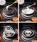 SZABLON do Dekoracji Ciast CZASZKA Halloween 25cm
