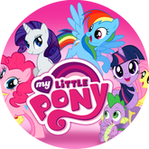 Opłatek tortowy 14 cm, 1 szt. My Little Pony