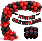 Zestaw na HALLOWEEN Girlanda Baner Balony