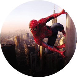 Opłatek tortowy 14 cm, Spiderman 1 szt.