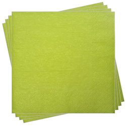 Serwetki 3-warstwowe 20 szt, Zielone (Lime Green)